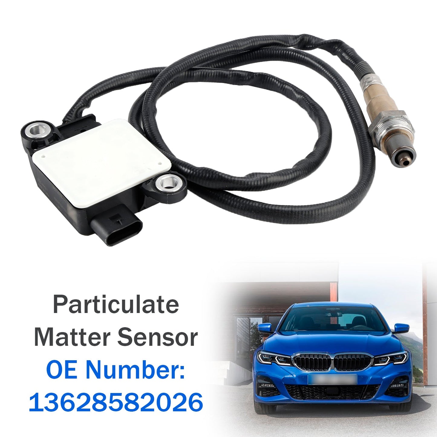 09/2015-06/2020 BMW 7 (G11, G12) 730 d xDrive Saloon Diesel Particulate Matter Sensor 13628582026