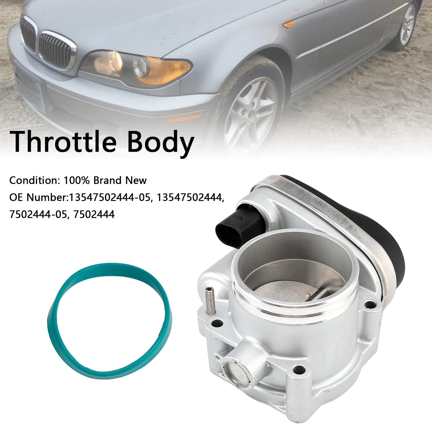 2004-2006 BMW X3 2.5L I6 Throttle Body 13547502444