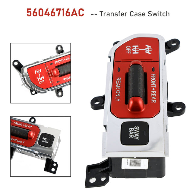 2018-2023 Jeep Wrangler JL Off Road Transfer Case Switch 56046716AC
