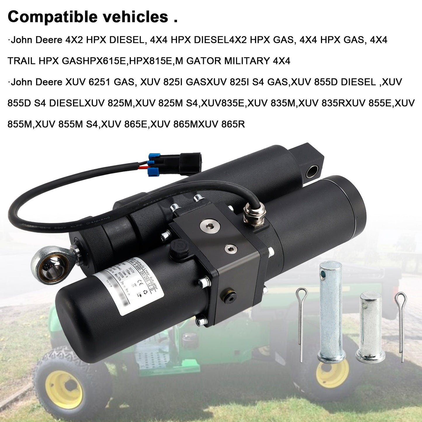 AM145903 AUC15043 Gator Cargo Box Power Lift Actuator for John Deere HPX XUV