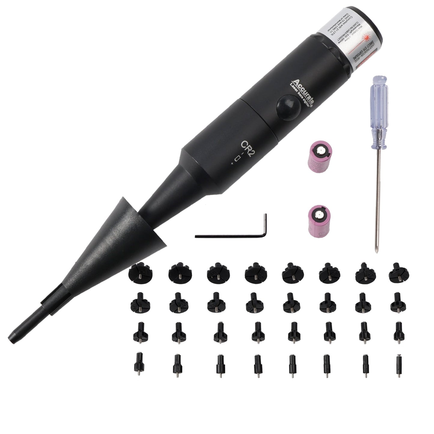 Professional Laser Bore Sight Kit Multiple Caliber Upgraded Red Bore Sighter