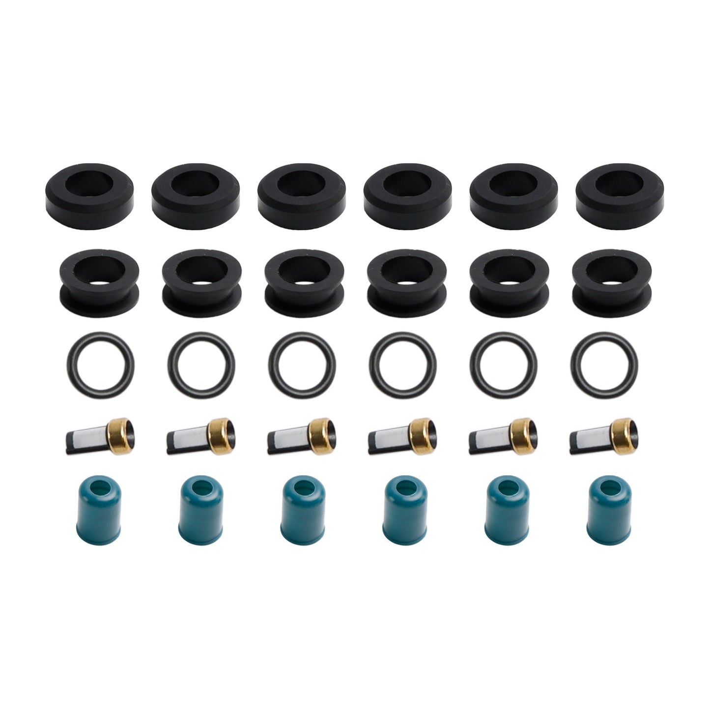1988-1995 Toyota 3VZE 3.0L Truck Fuel Injector Repair Seal Rebuild Kit