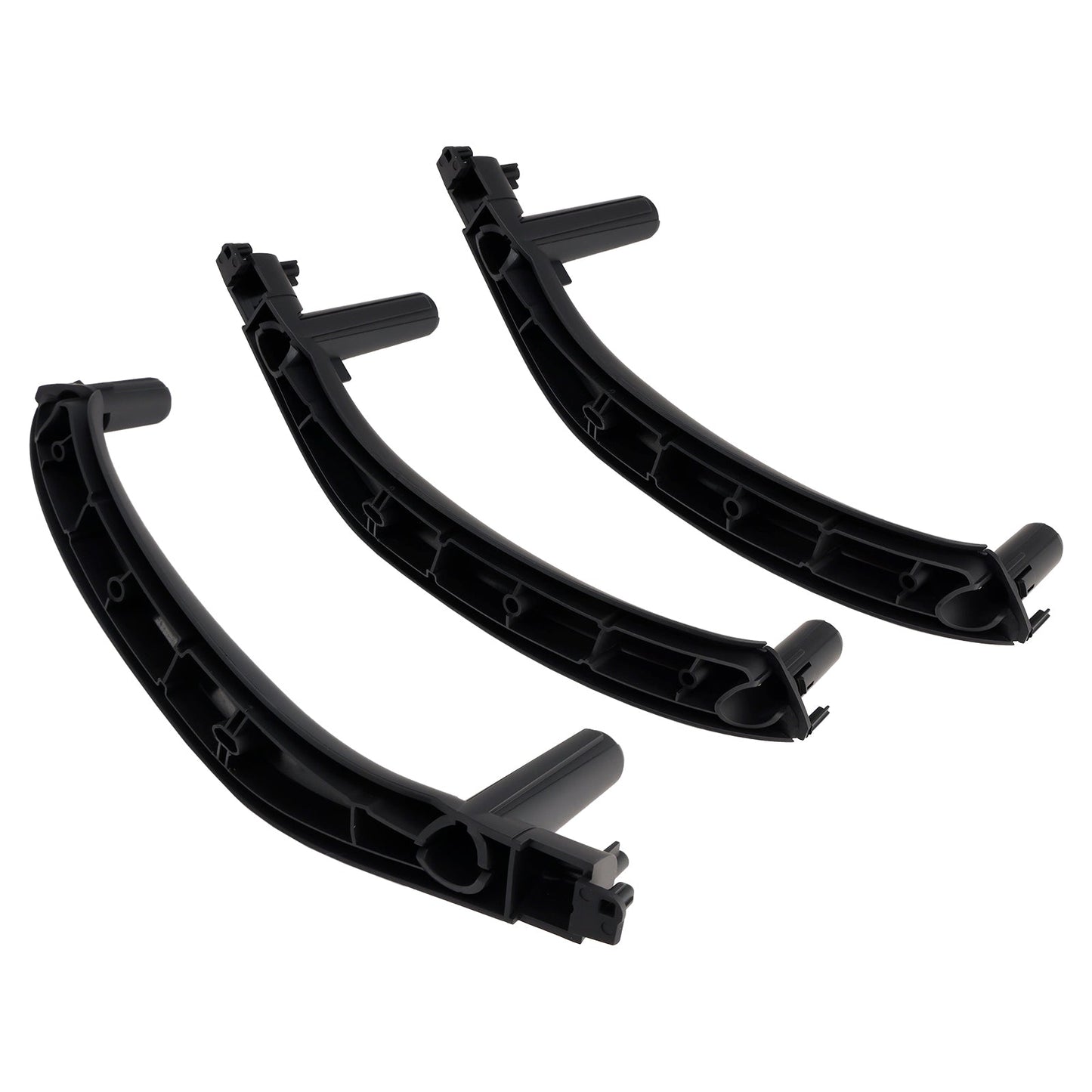 LHD 3PC Interior Door Handle Pull Cover For BMW X5 F15 X6 F16 2014-2018