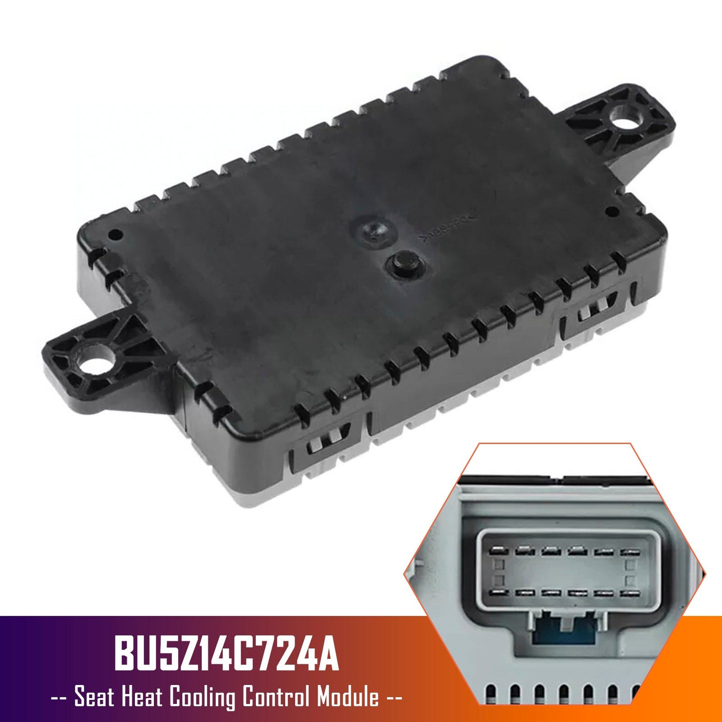 2007-2012 Lincoln MKZ 3.5L Seat Heat Cooling Control Module U5Z14C724A BU5Z-14C724-A