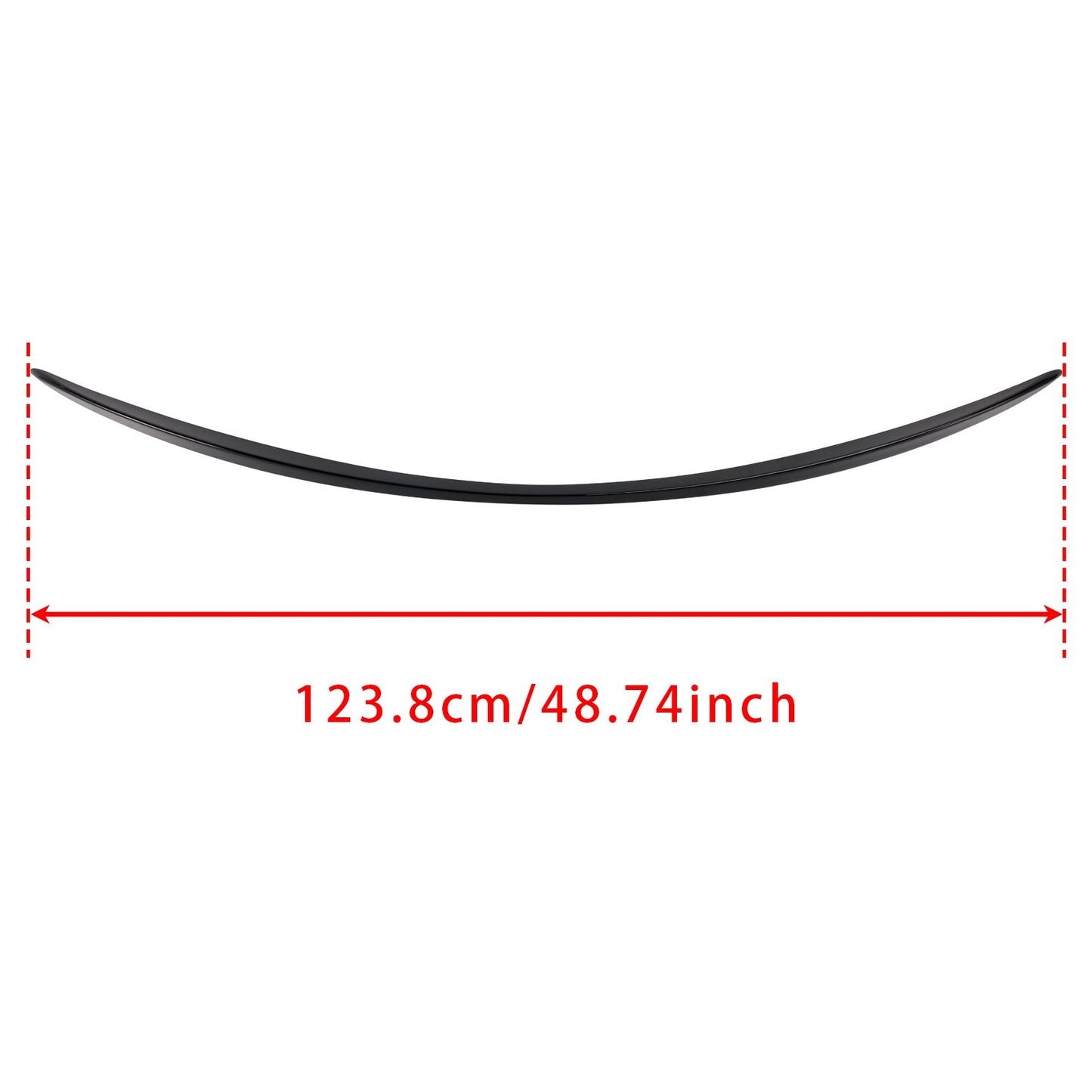 2020+ Mercedes-Benz E-Class W213 E63 Style Gloss Black Rear Boot Spoiler