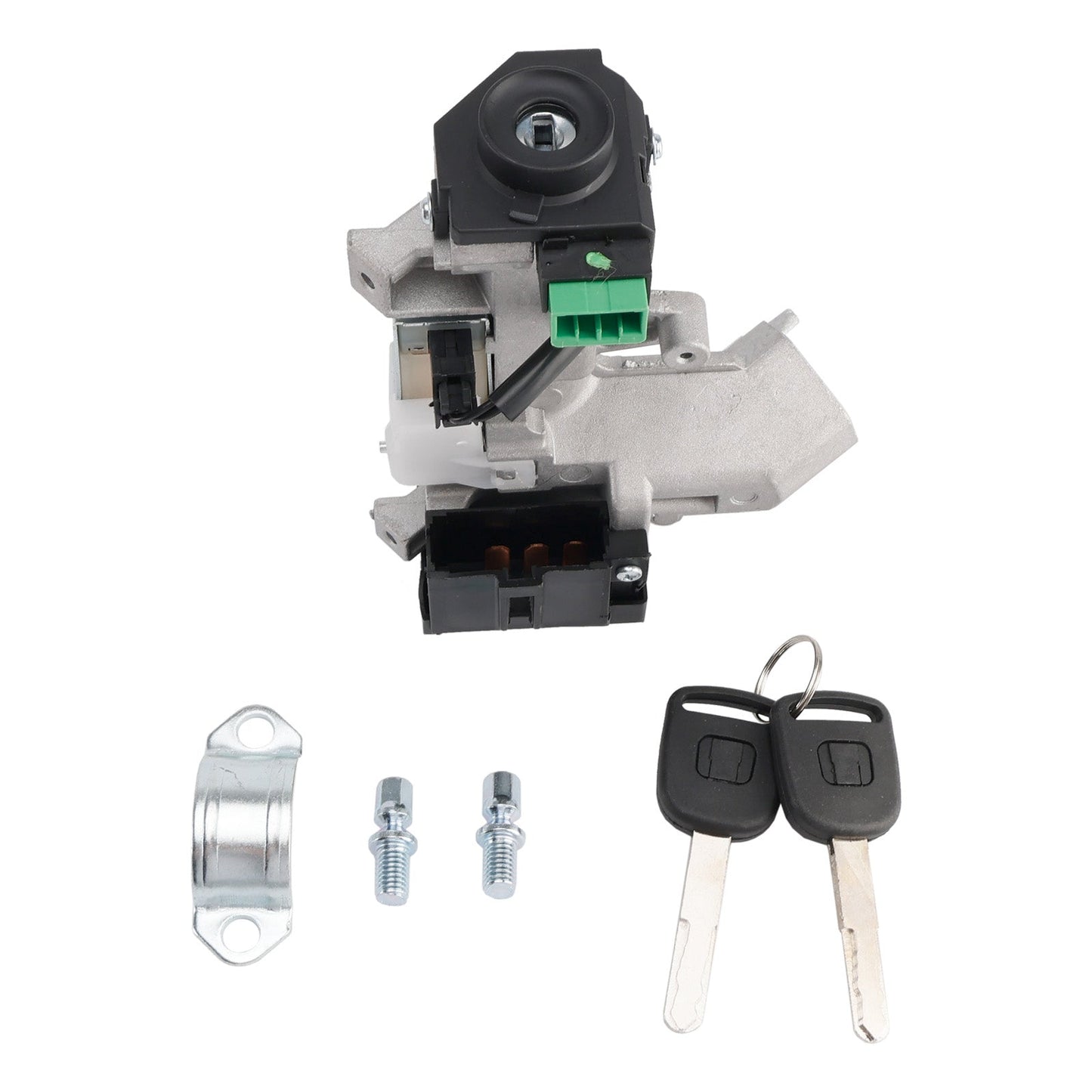 2002-2004 Honda Civic 1.7L GX Sedan 1700CC L4 CNG Ignition Switch Lock Cylinder with 2 Keys (with Chip)