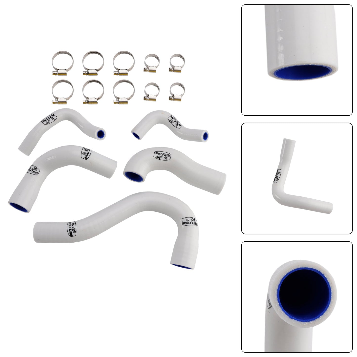 Yamaha MT-09 XSR900 Tracer 9/GT all years Silicone Radiator coolant Hose