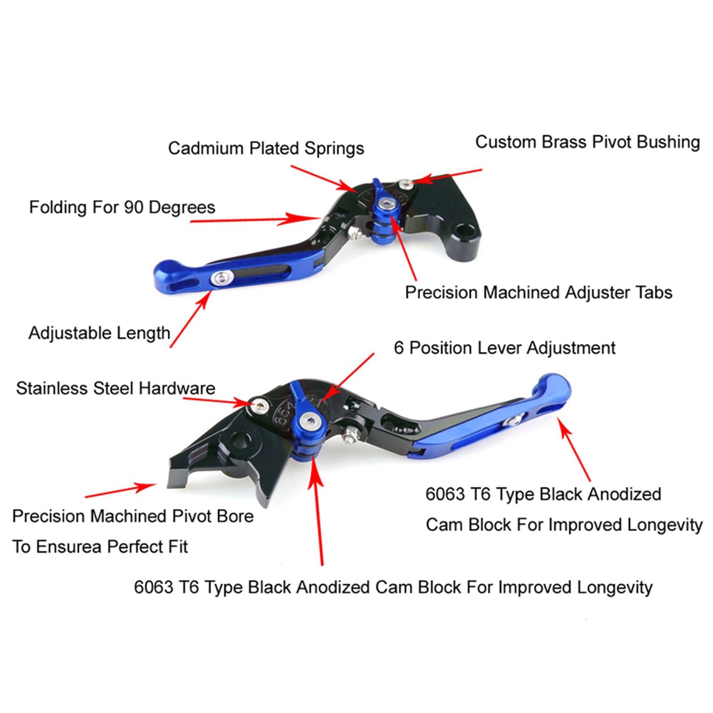 2023-2025 YAMAHA XMAX 300 Adjustable Clutch Brake Lever