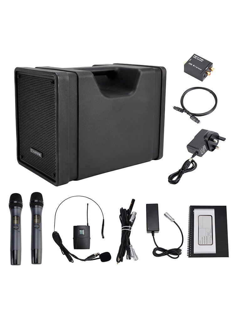 CX-10 Portable Megaphone Wireless Portable PA Speaker System FM Loudspeaker