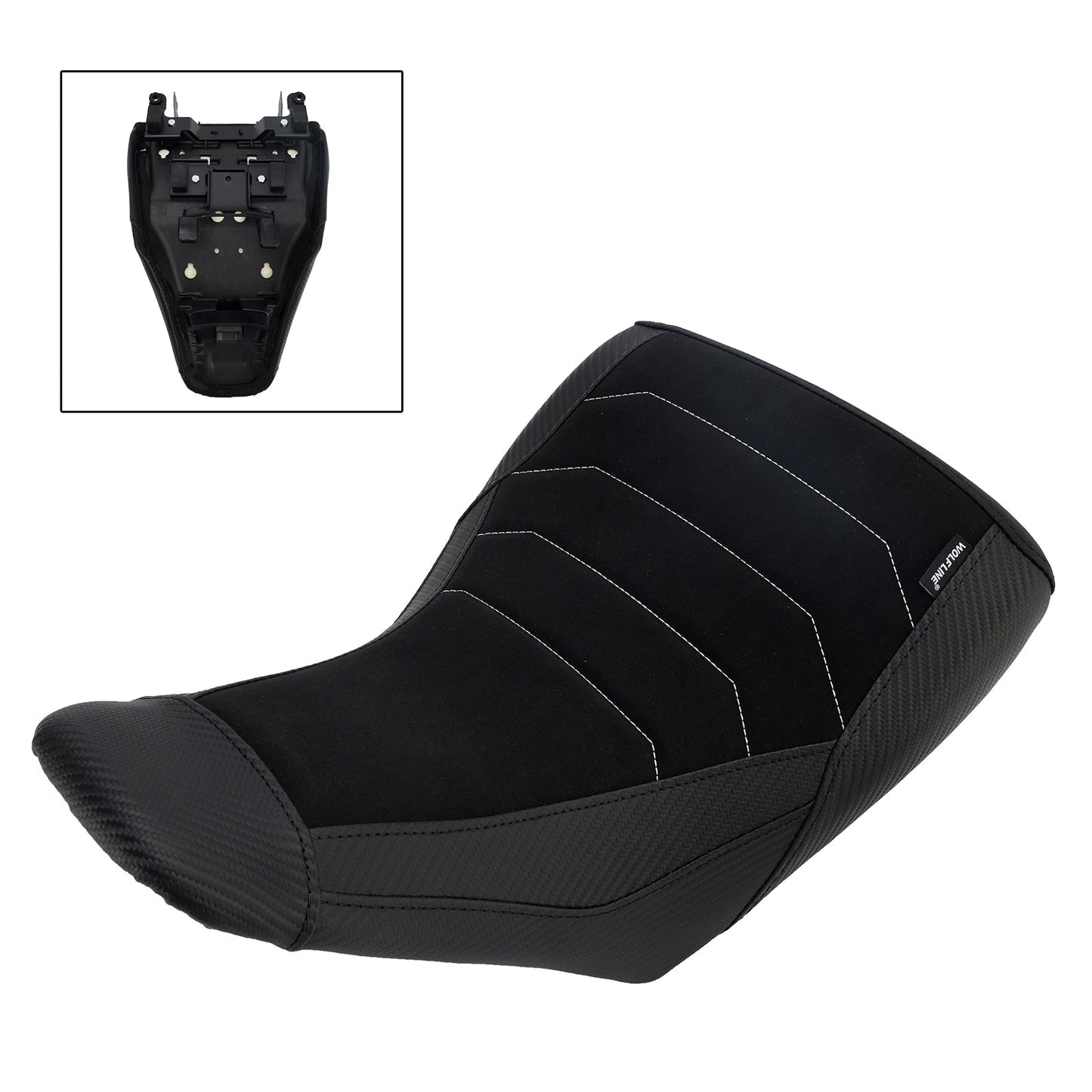 2023-2025 Suzuki V-Strom DL1050 Front Driver Seat Lower Raider Cushion Fit Red Yellow