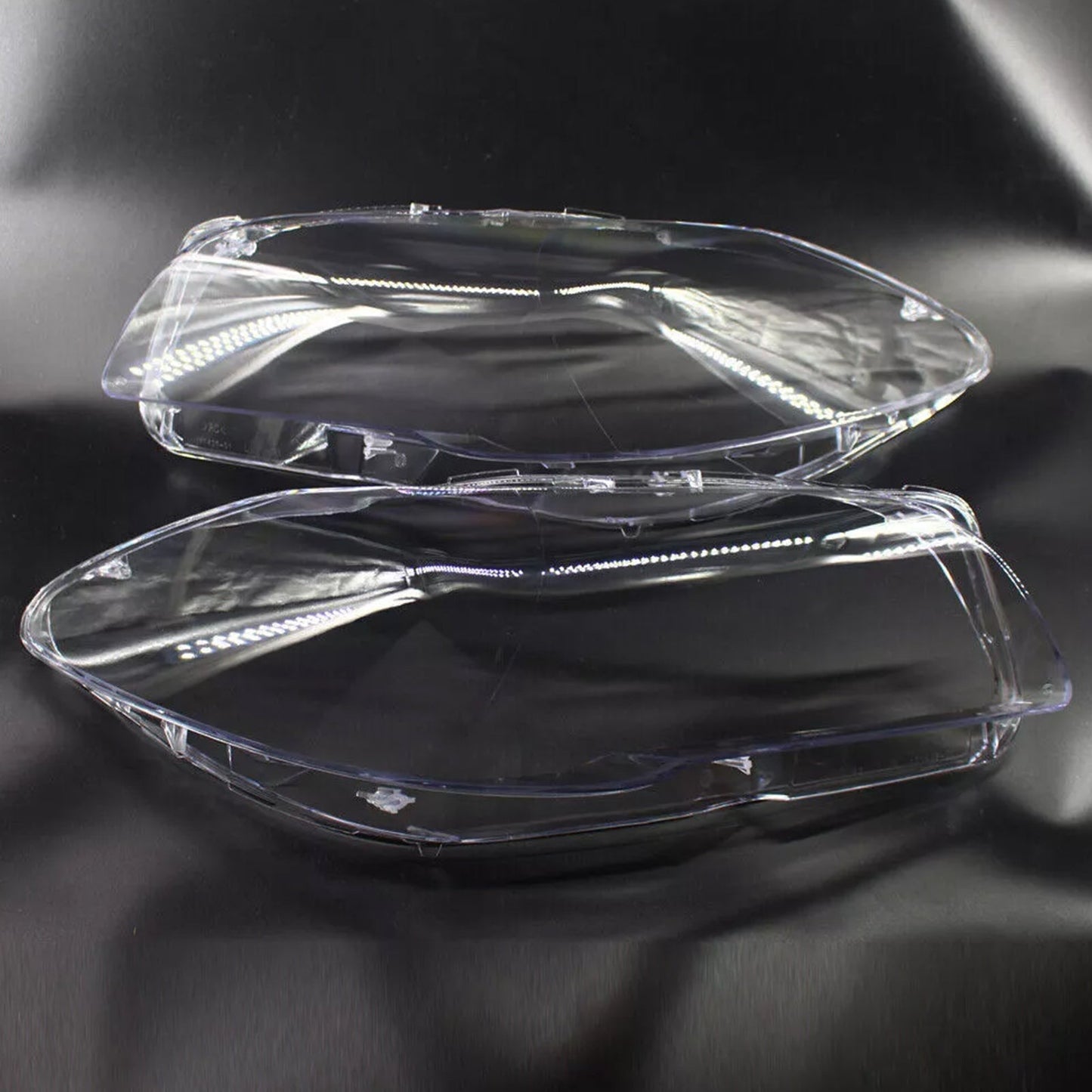 2010-2013 BMW 5 F10 F11 F18 2PCS Front Headlight Lens Cover LampShade L&R 63117271912 63117271911