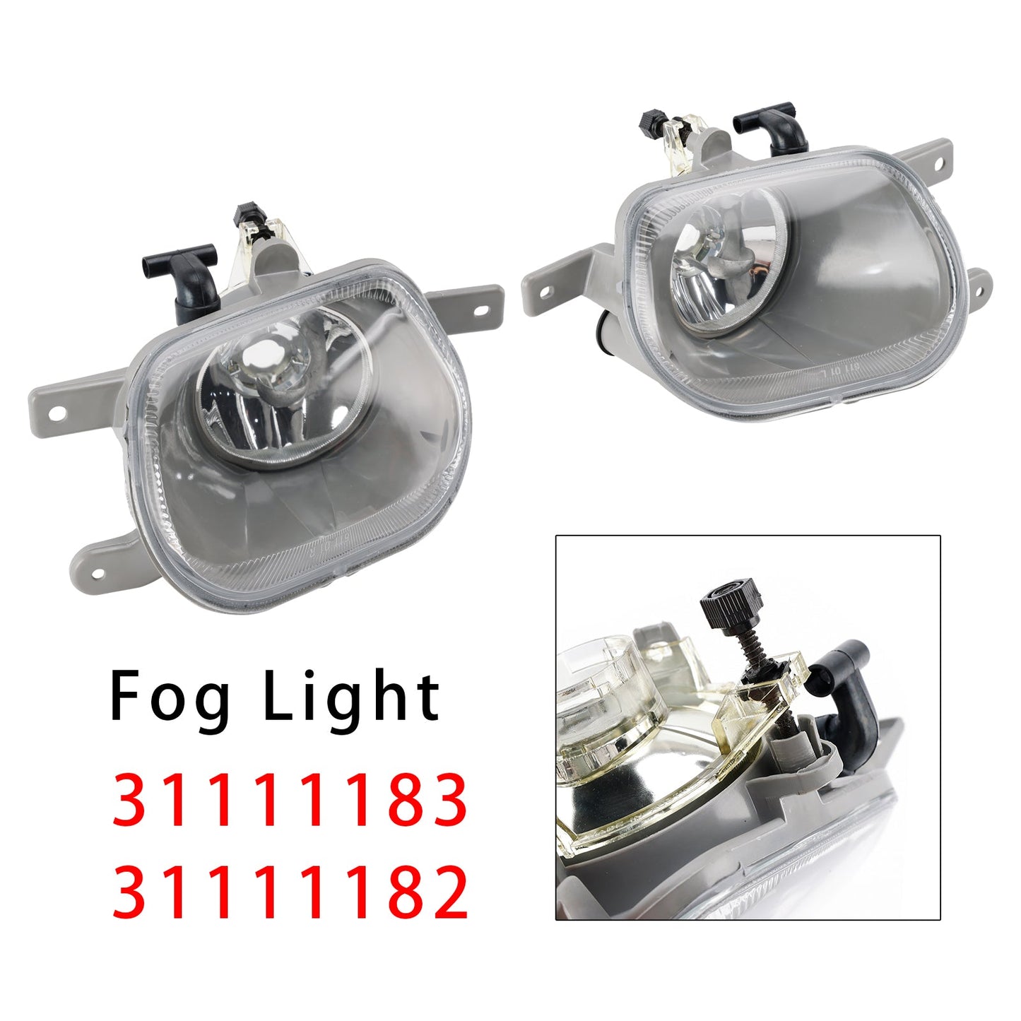 2003-2014 Volvo XC90 I 2.5L 3.2L 4.4L Pair Front Fog Light Lamp 31111183