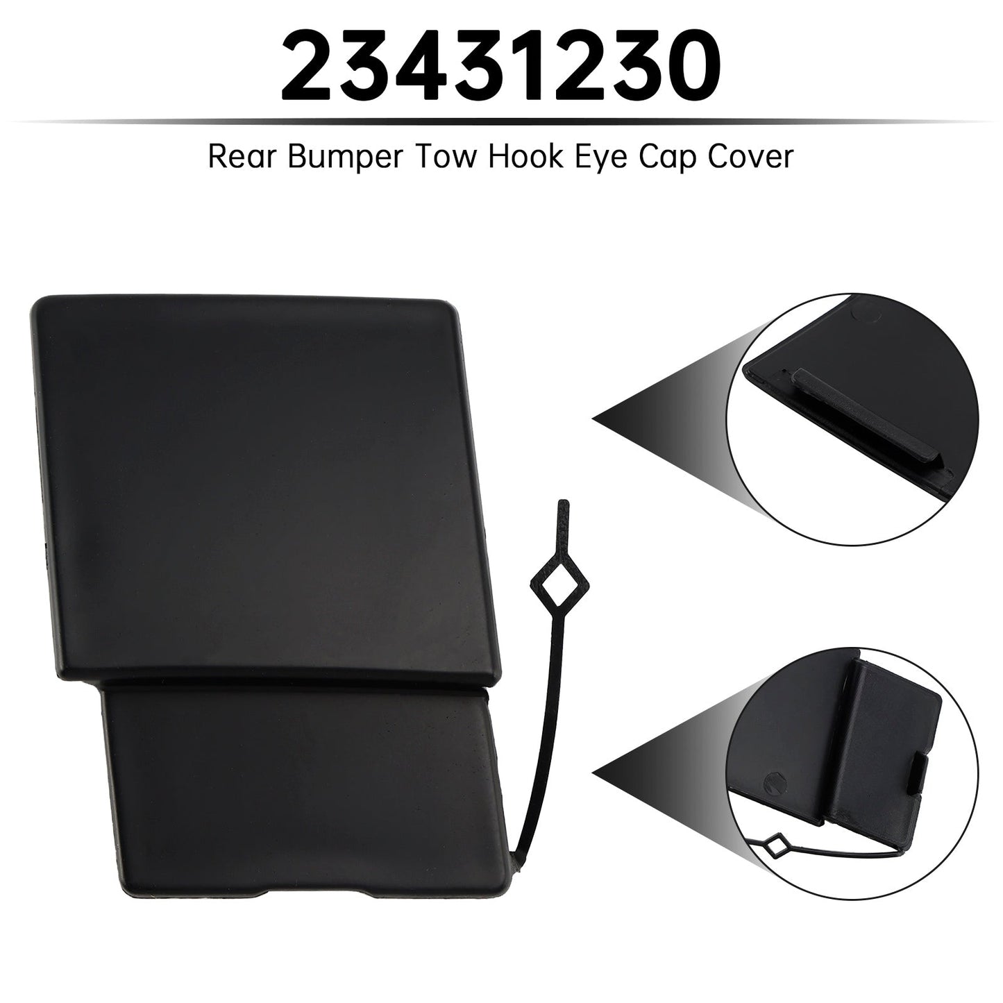 Rear Bumper Tow Hook Eye Cap Cover 23431230 for Cadillac Escalade 2015-2020