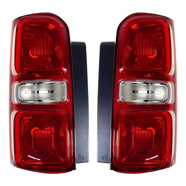 2016-2021 Peugeot Expert Left+Right Rear Tail Light Halogen 9808243180 9808243182