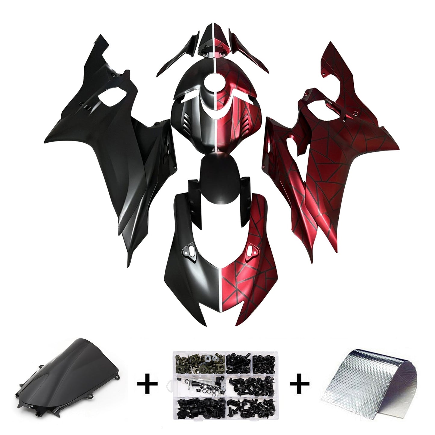 Injection Fairing Kit Bodywork Plastic ABS fit For Yamaha YZF-R6 2017-2023