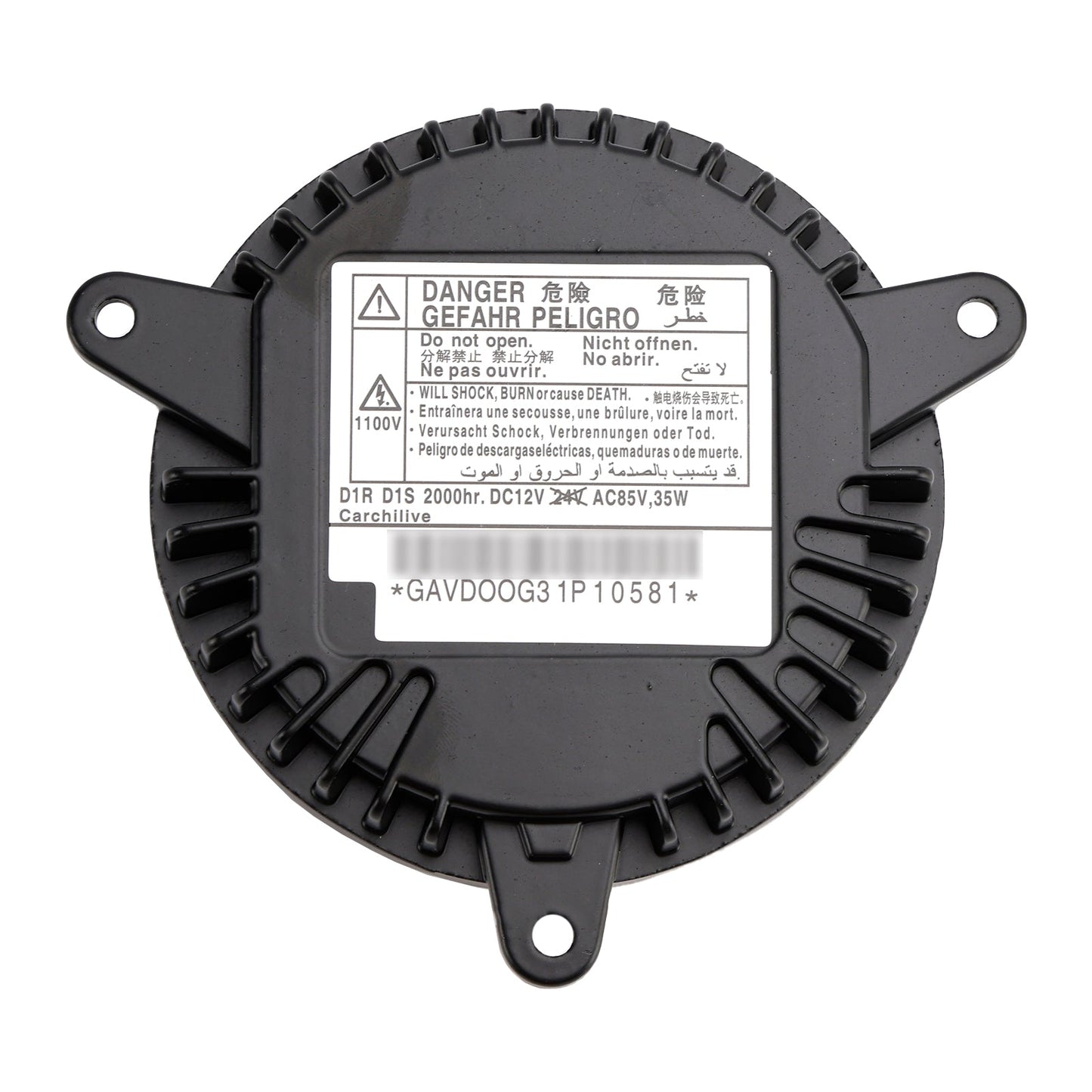 Xenon HID Headlight Electric Ballast D1S GAVD00G31P10581 For Cadillac