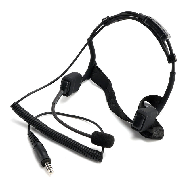7.1-C9 Advanced Rear Mount Big Plug Tactical Earhook Headset Bone Headphones