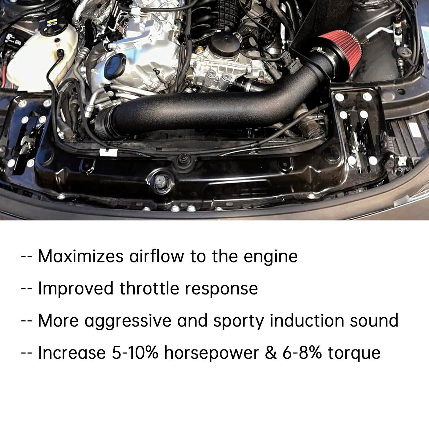 2012-2016 BMW F30 335i/xDrive/GT N55 3.0L Cold Air Intake Kit