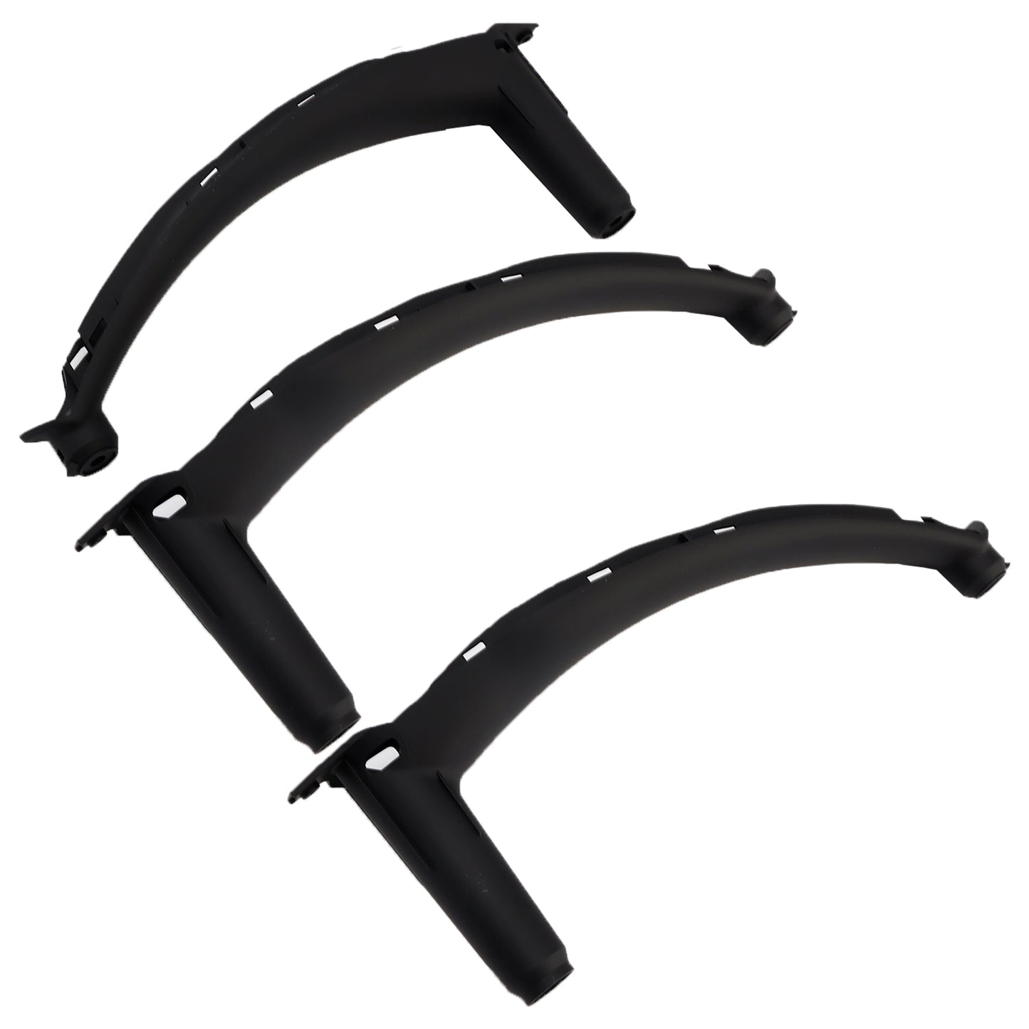 3pcs RHD Inner Door Panel Handle Pull Trim Cover For BMW E70 X5 E71 X6 07-14