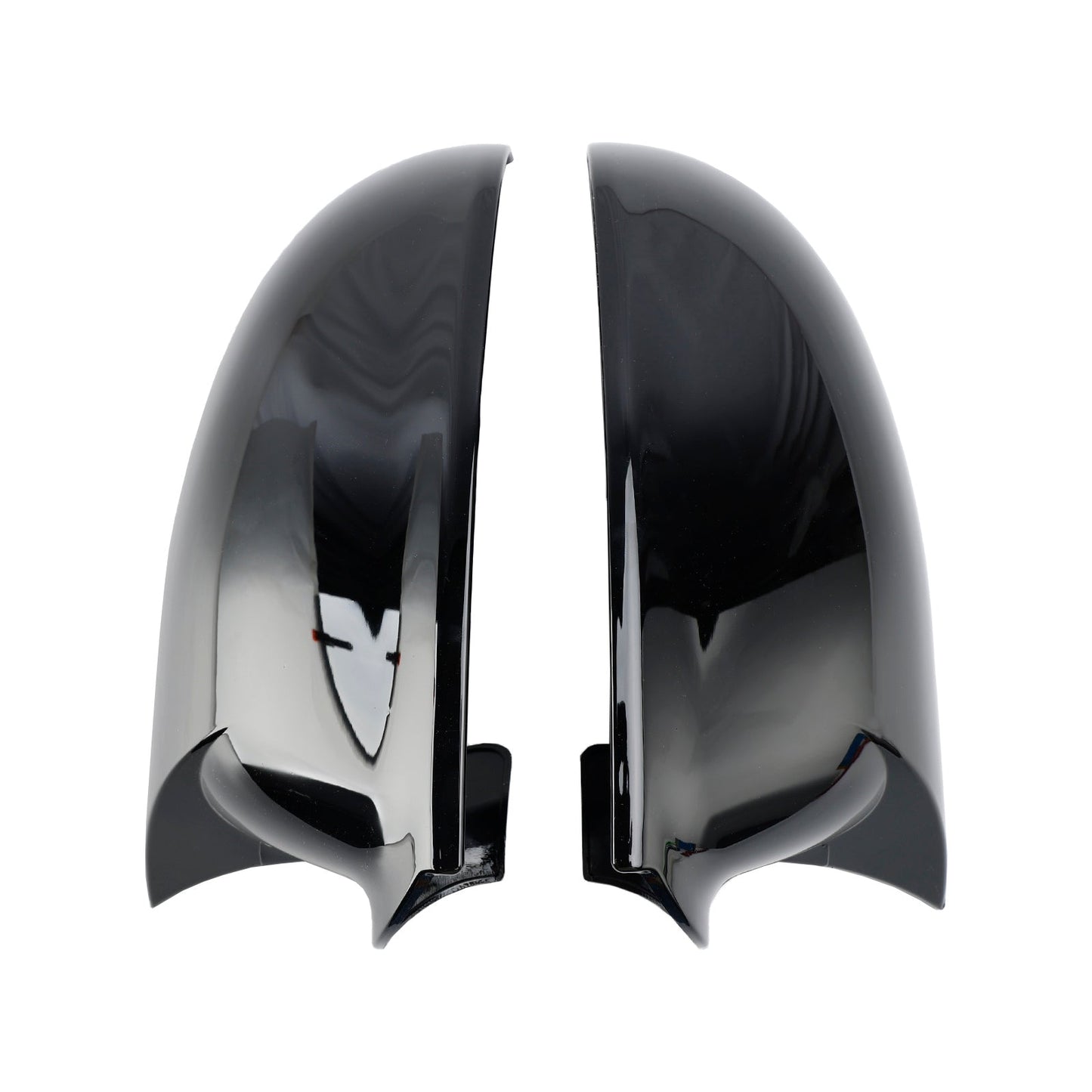 Gloss Black Wing Door Mirror Cover Caps Left + Right Fit for VW Jetta 2005-2011