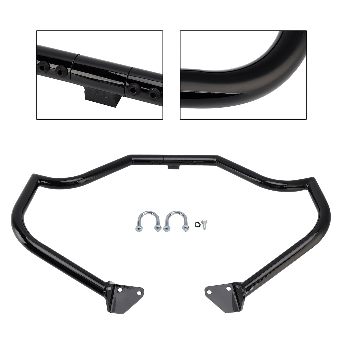 Bumper Engine Protection Guard Crash Bar Fits For Dyna Street Bob 06-17 Chrome