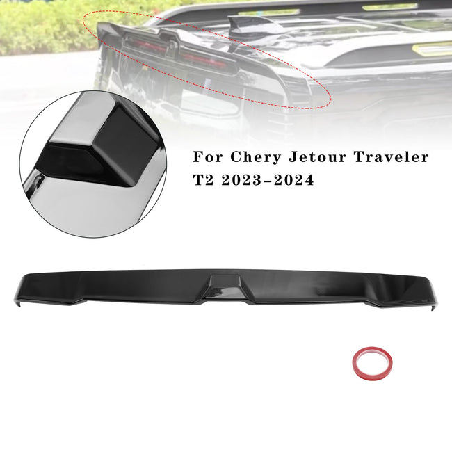 2023-2024 Chery Jetour Traveler T2 Gloss Black Rear Boot Spoiler Roof