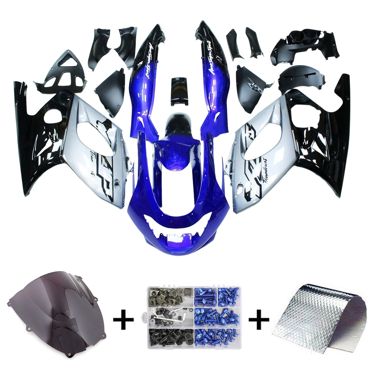 1996-2007 Yamaha YZF 600R Thundercat Injection Fairing Kit Bodywork Plastic ABS