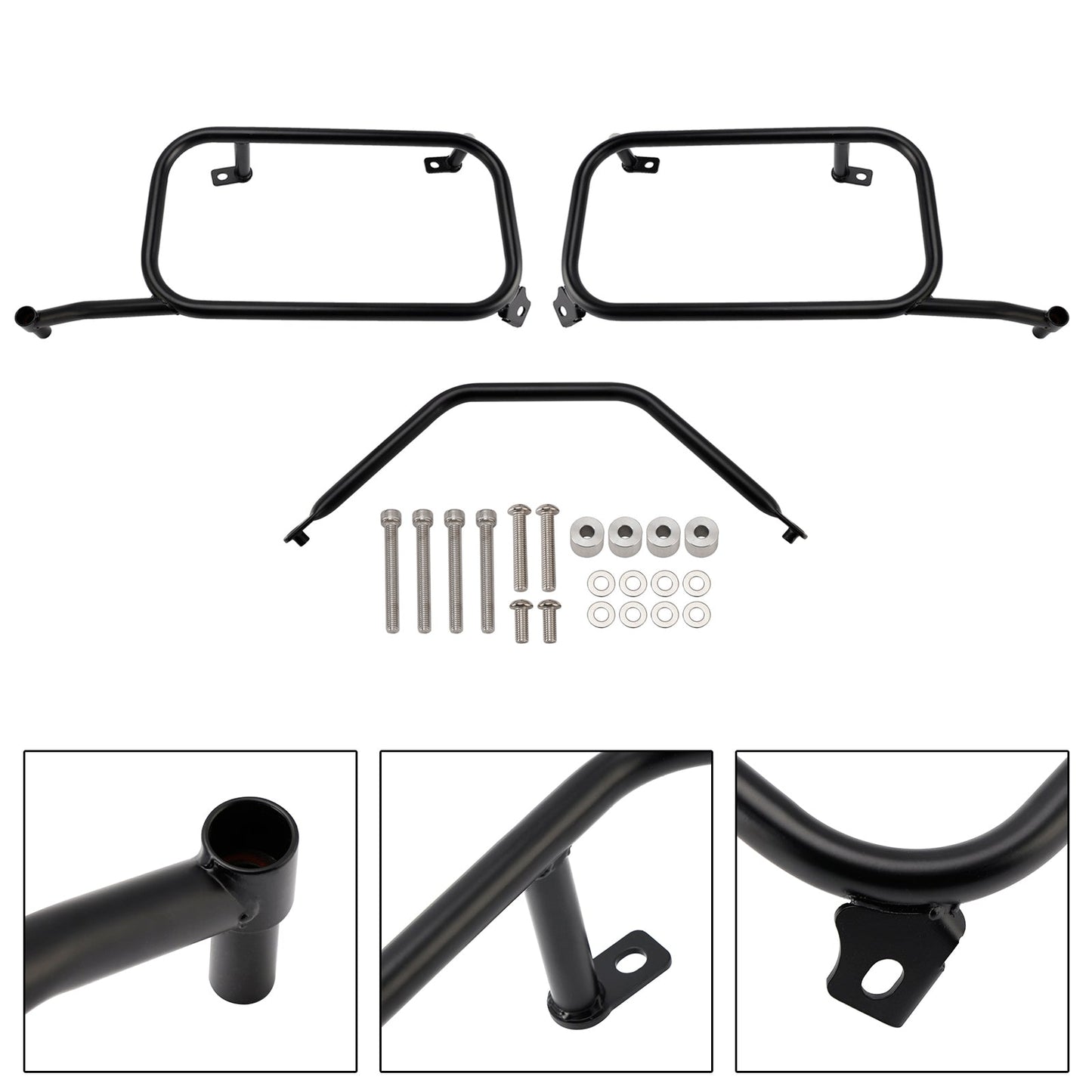 2024-2025 Tiger 1200 Side Saddle Bag Mounting Bracket Black Left&Right