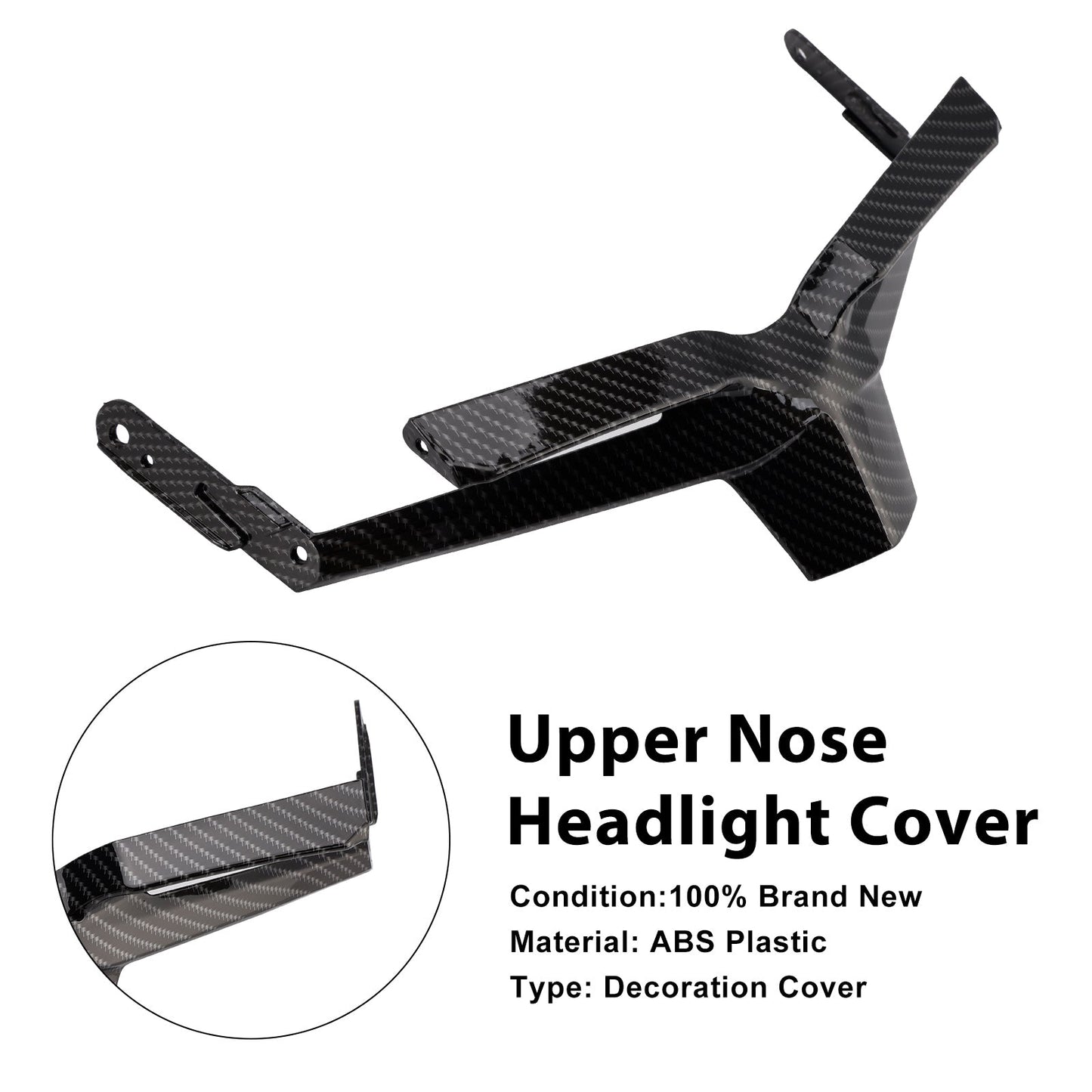 2024-2025 Honda CBR650R Front Upper Nose Headlight Cover Fairing
