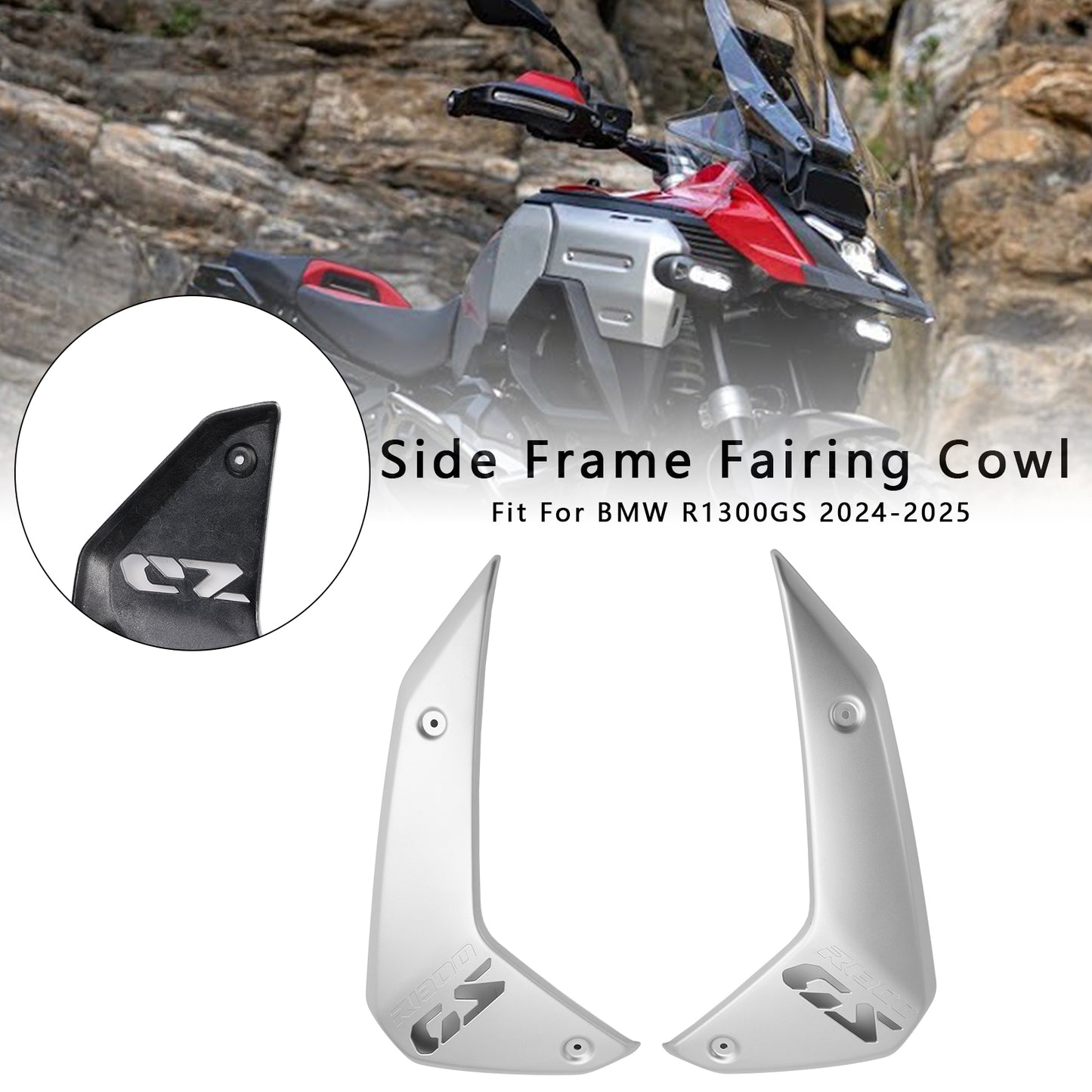 Side Frame Fairing Cowl Guards Radiator Cover For BMW R1300GS 2024-2025