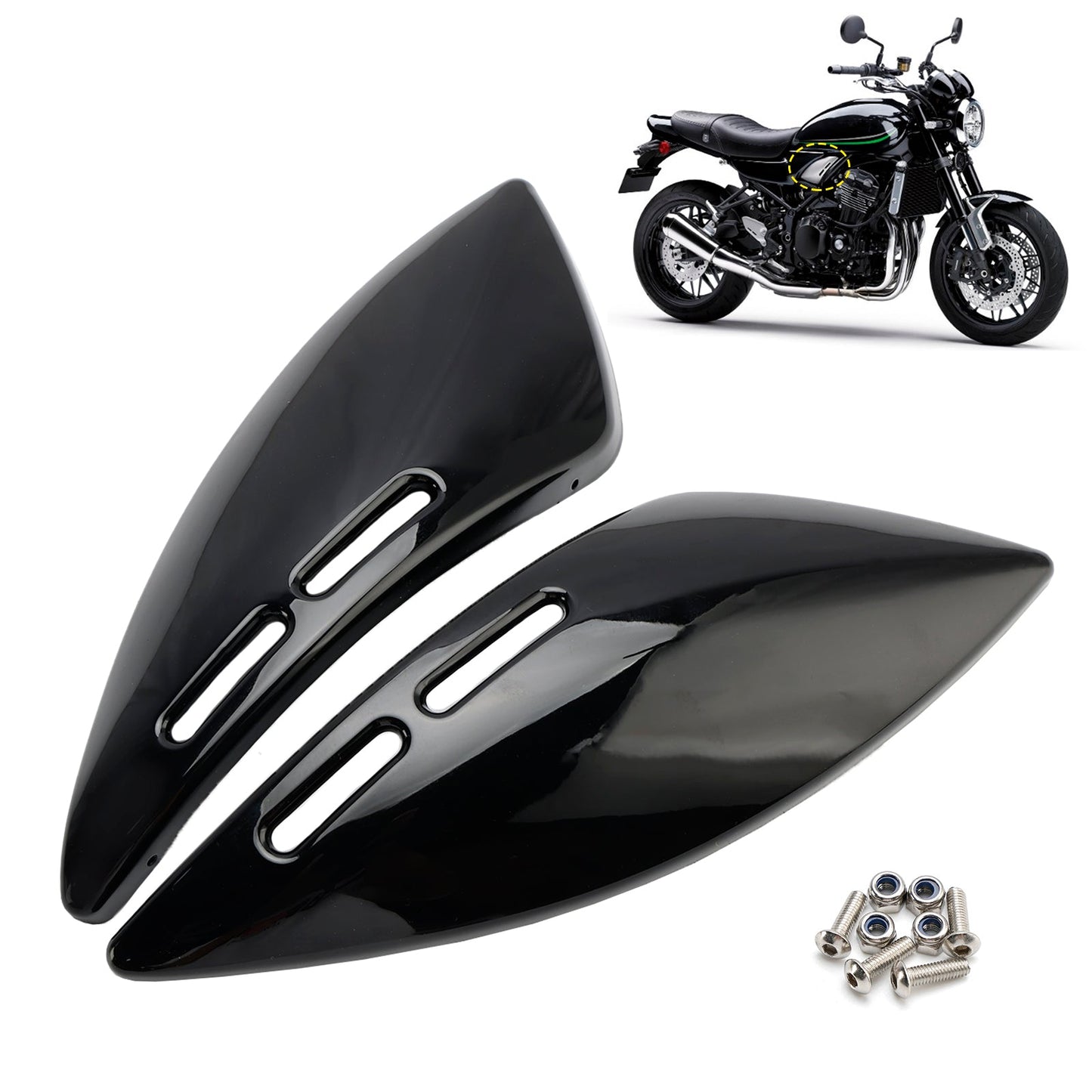 2018-2024 Kawasaki Z900RS Gas Tank Side Cover Panel Fairing Cowl
