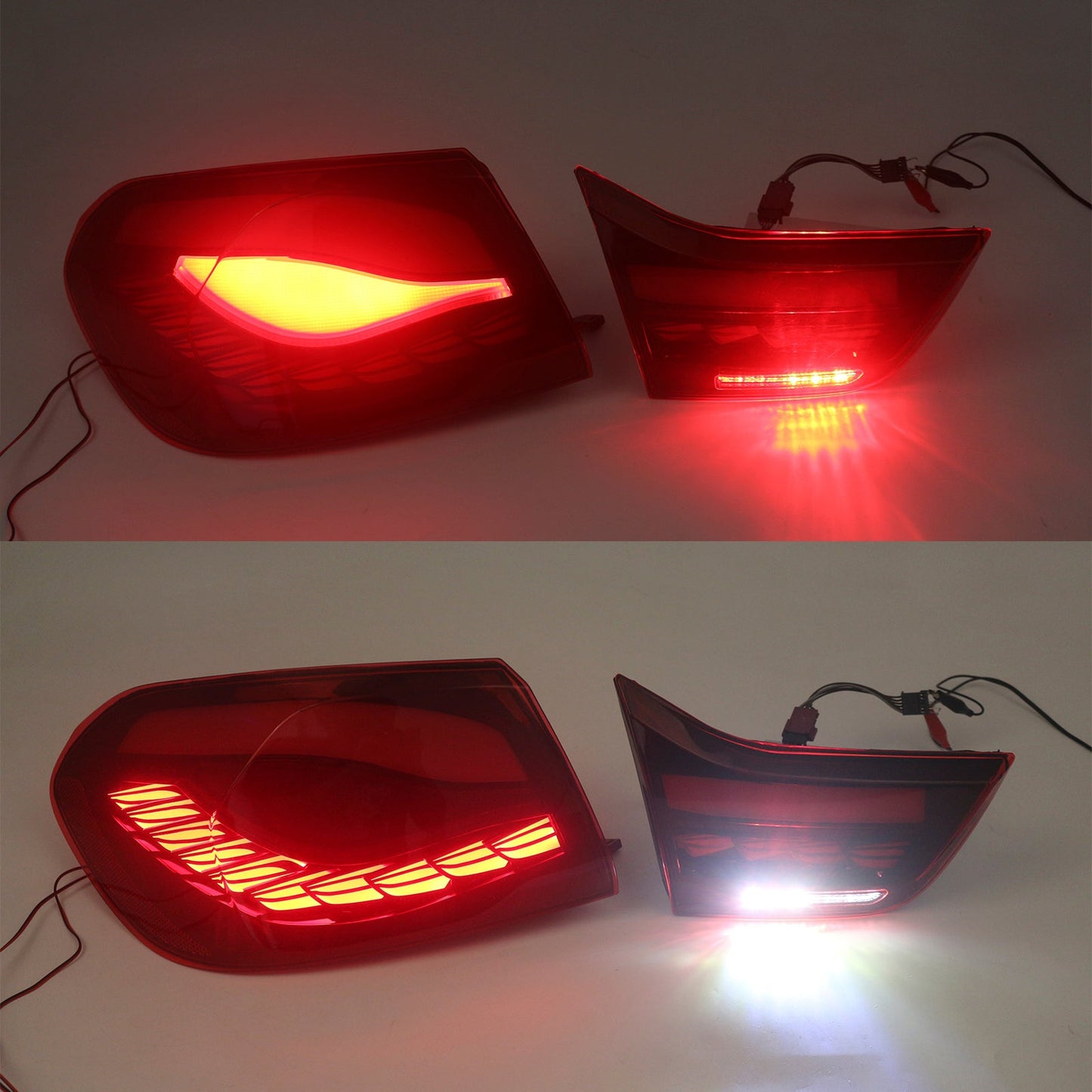 2013 2014-2020 BMW F32 (Coupe/Convertible) L&R Red LED Tail Lights Rear Lamp Assembly 63217296100 63217296099