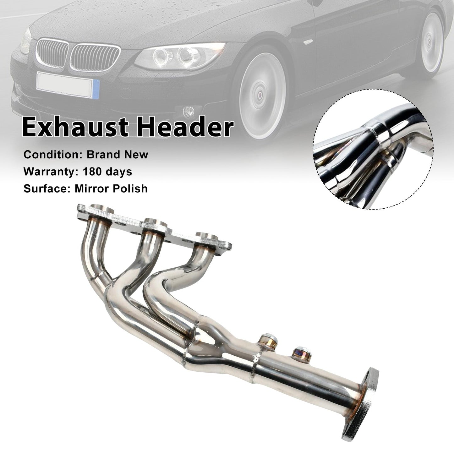 2007-2013 BMW E92 325i 328i 328xi 330i Exhaust Manifold Header