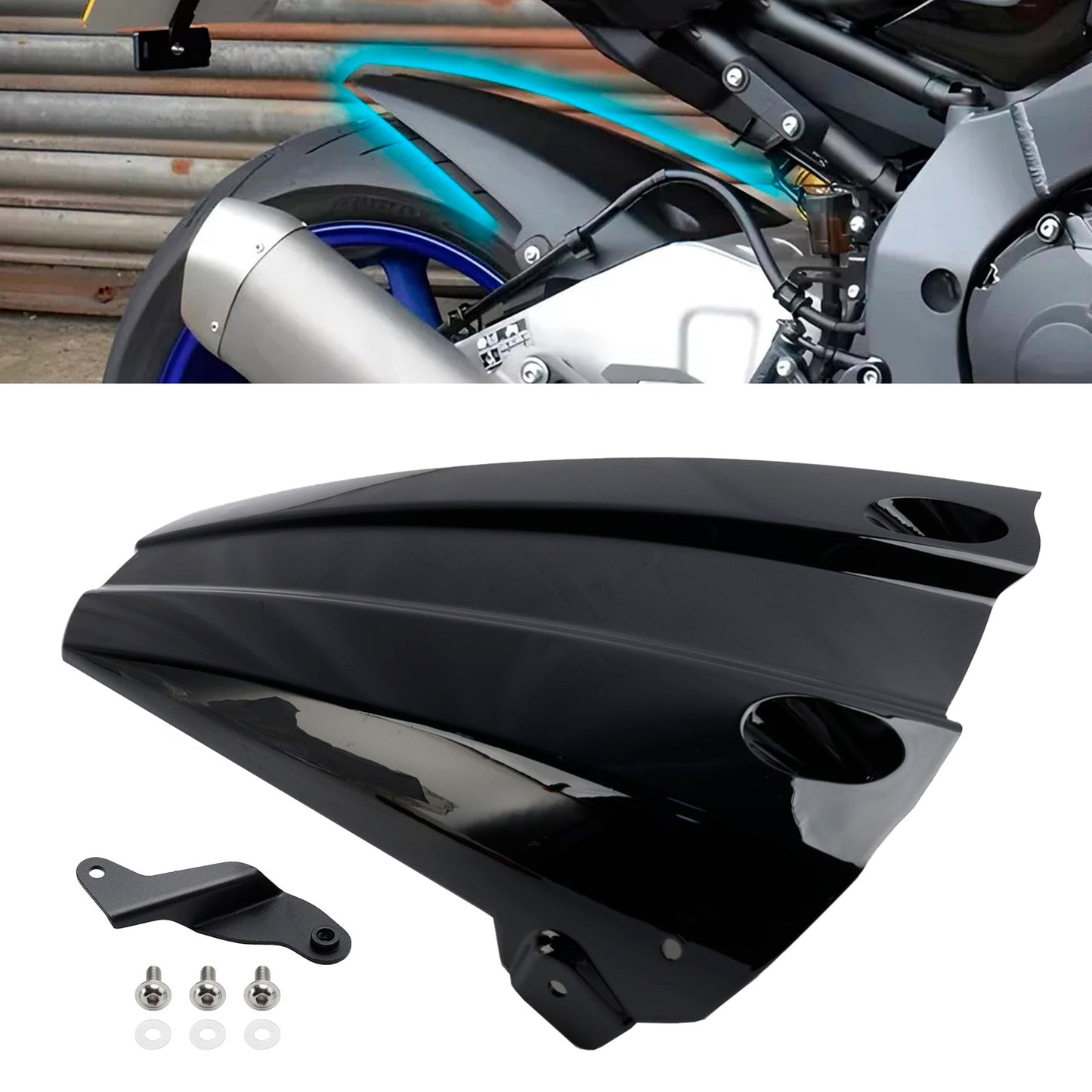 Rear Fender Mudguard Fairing For Yamaha MT-10 / SP MT10 2016-2024