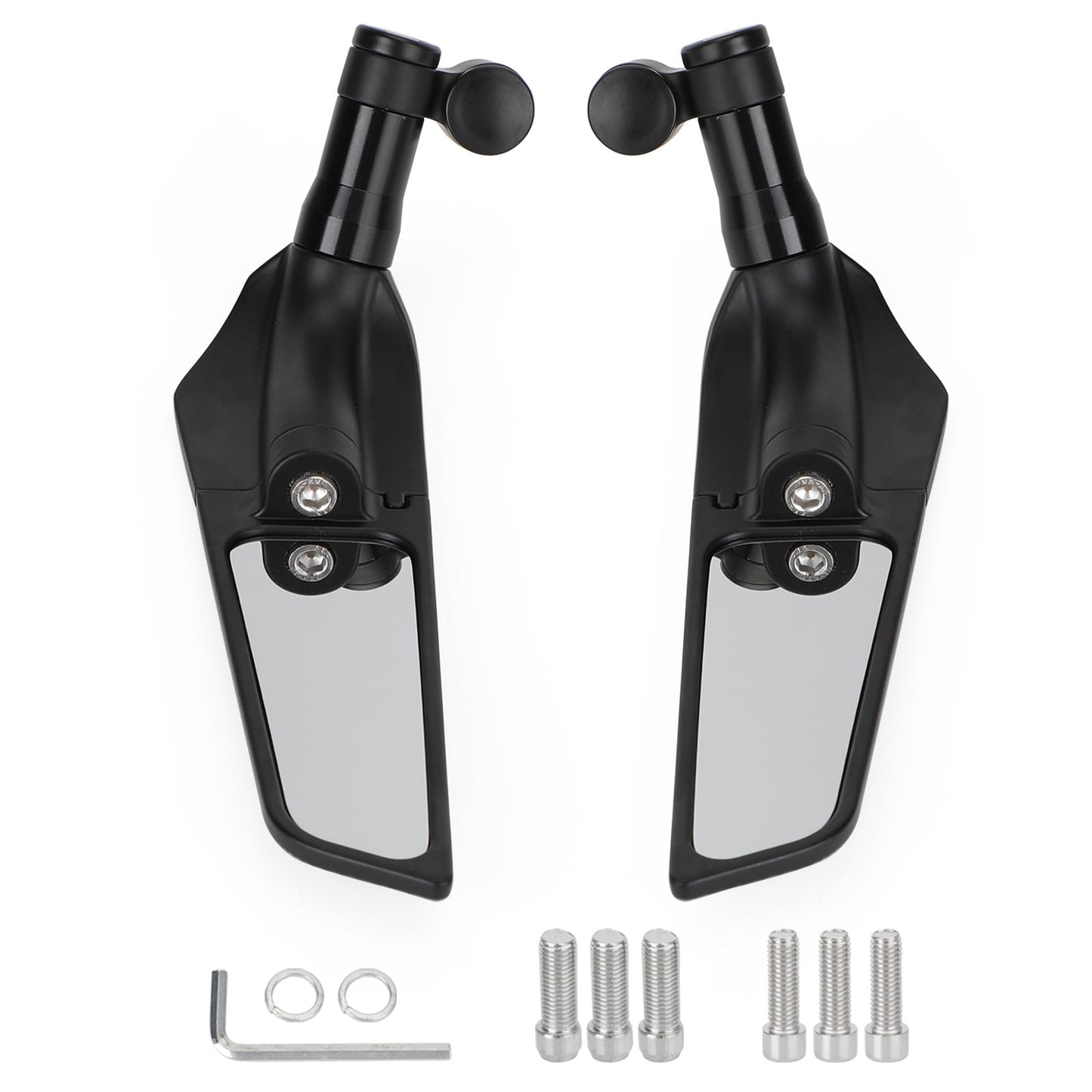 2006-2020 Yamaha X-MAX 125/250/300/400 Adjustable Wing Fin Rearview Mirrors