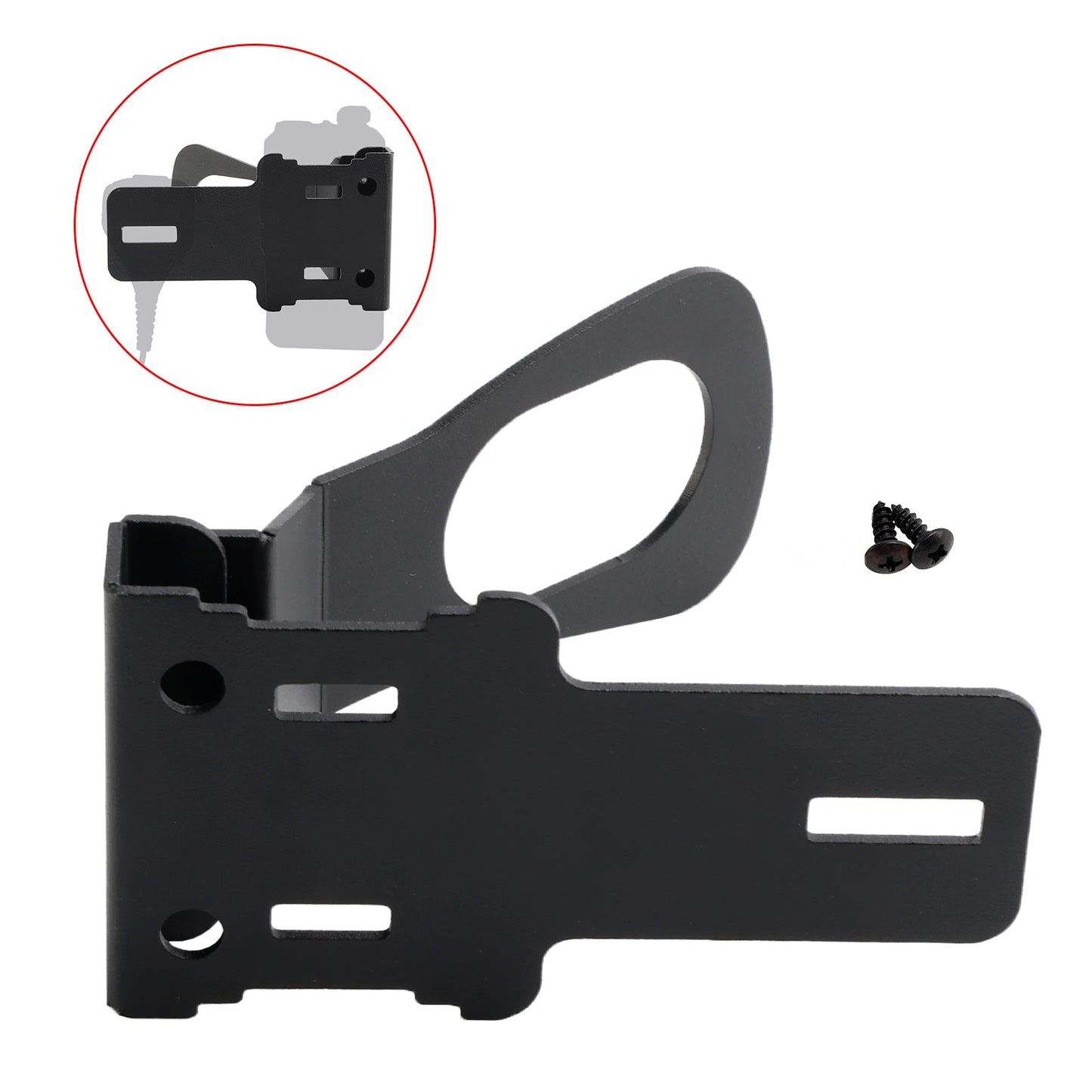 Handheld Radio Grab Bar Mount Mic Mount Bracket Fit for Wrangler JK and JL