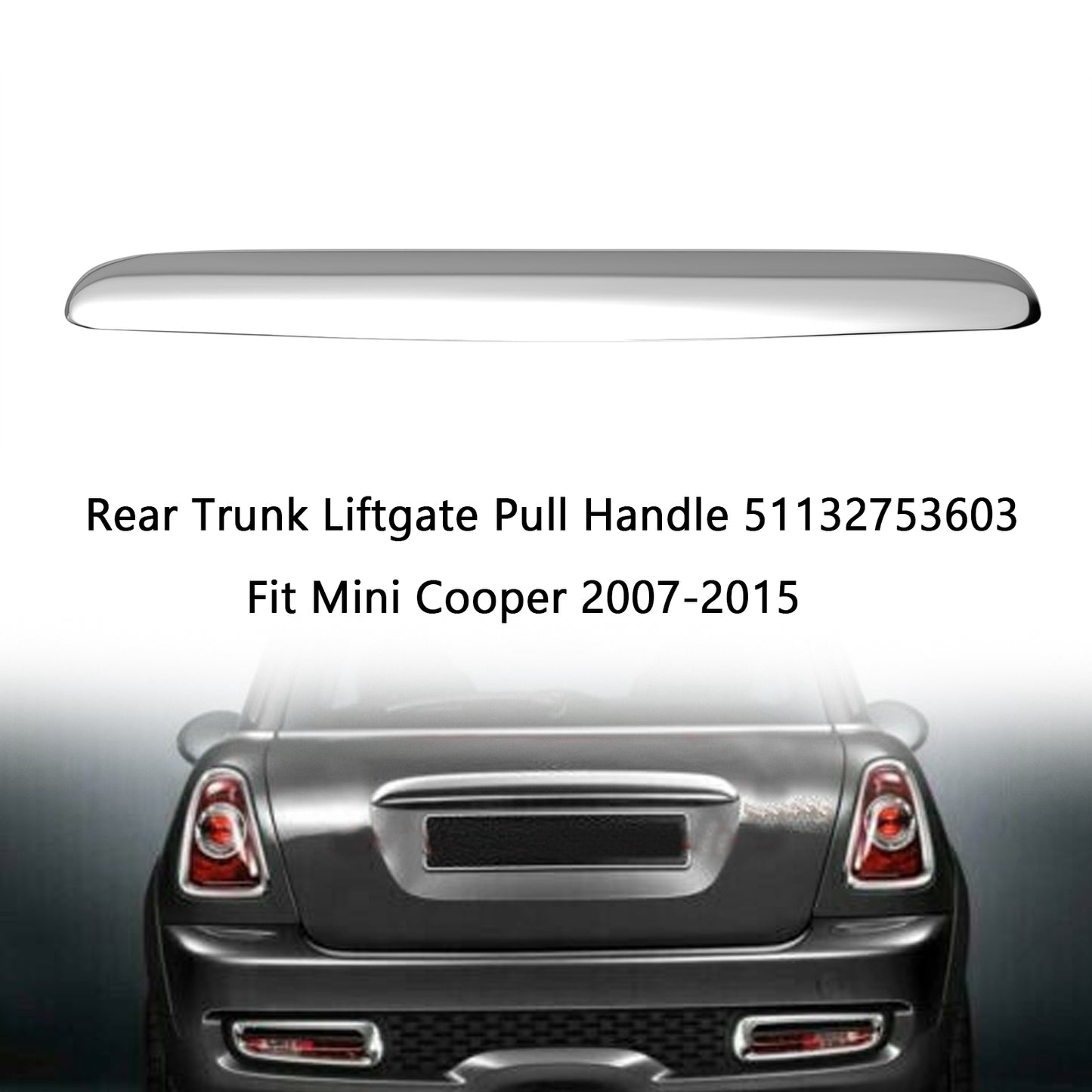 2007-2015 Mini Cooper Rear Trunk Liftgate Pull Handle 51132753603 FD961920DN