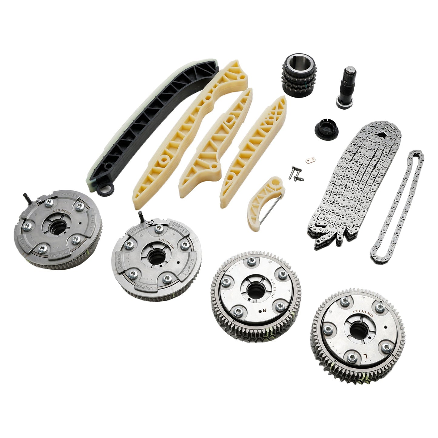 2008 Mercedes-Benz GL 550 Base 5.5L V8 - Gas Timing Chain Kit + 4脳 Camshaft Adjusters