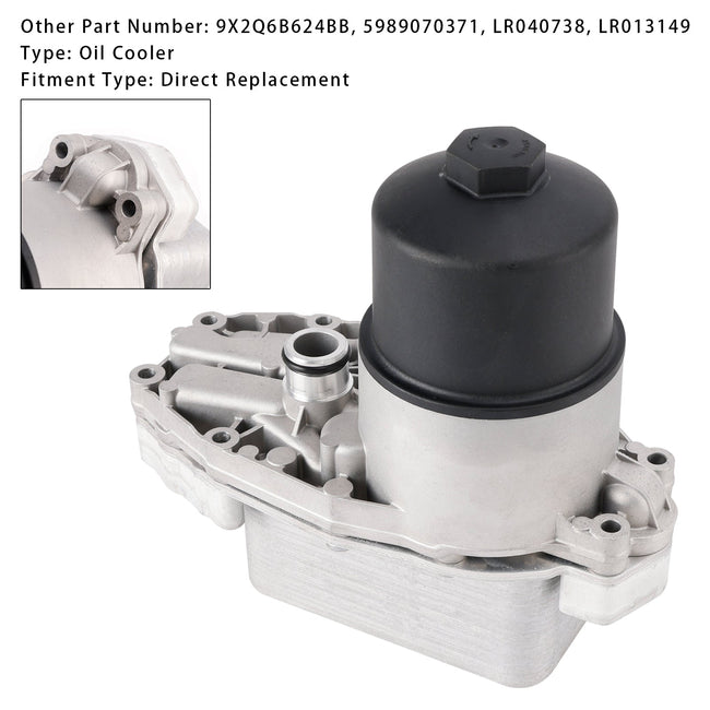 Oil Cooler Engine Oil For Land Rover Discovery IV Range Rover IV/Sport Jaguar XF