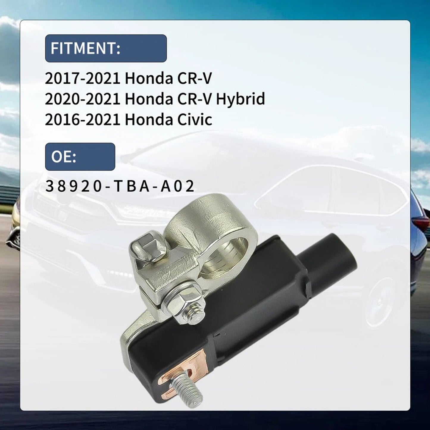 Battery Current Sensor Assembly 38920-TBA-A02 For Honda Civic 2016-2021