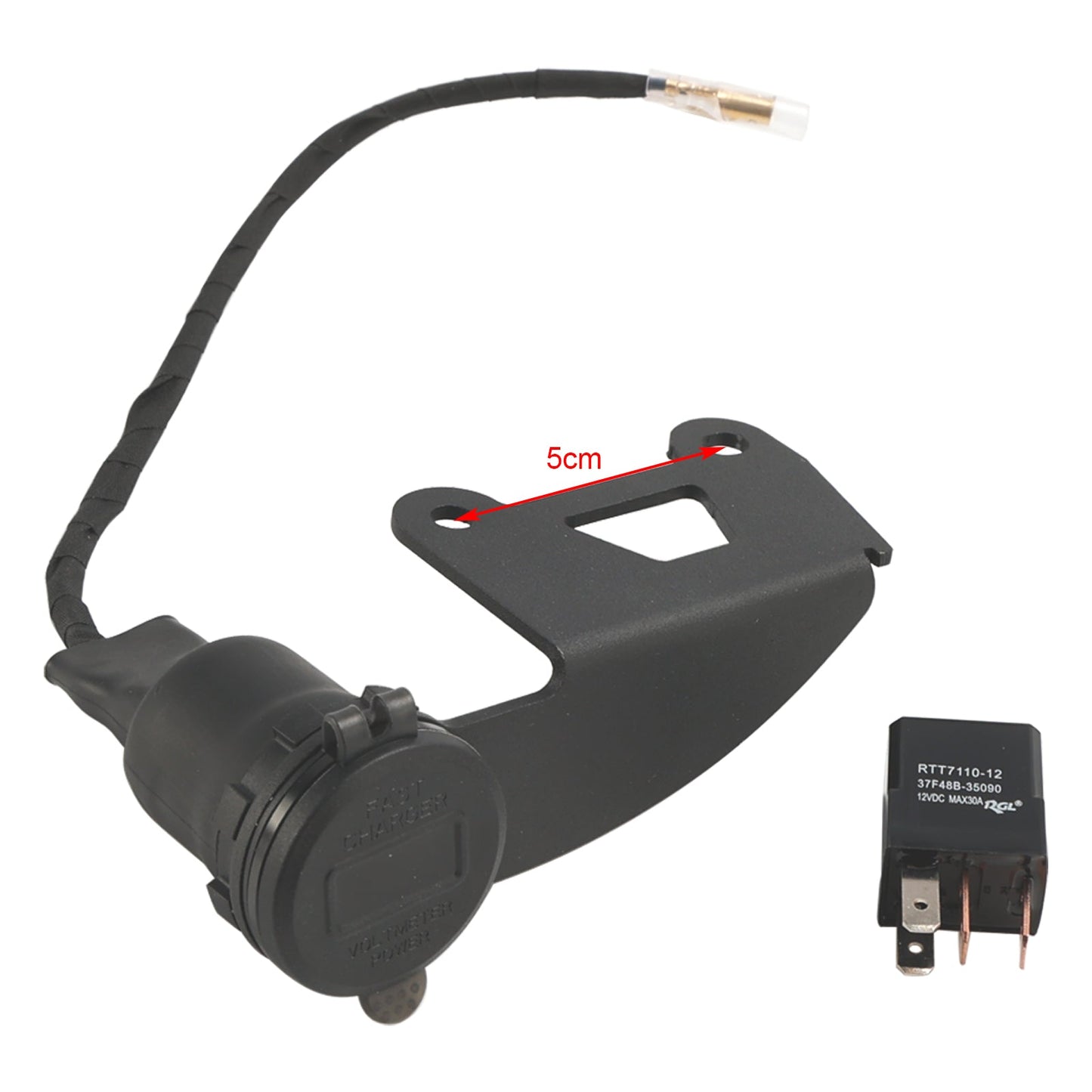 2022-2024 Honda Rebel CMX300 CMX500 12V Socket Charger USB+C Type Quick
