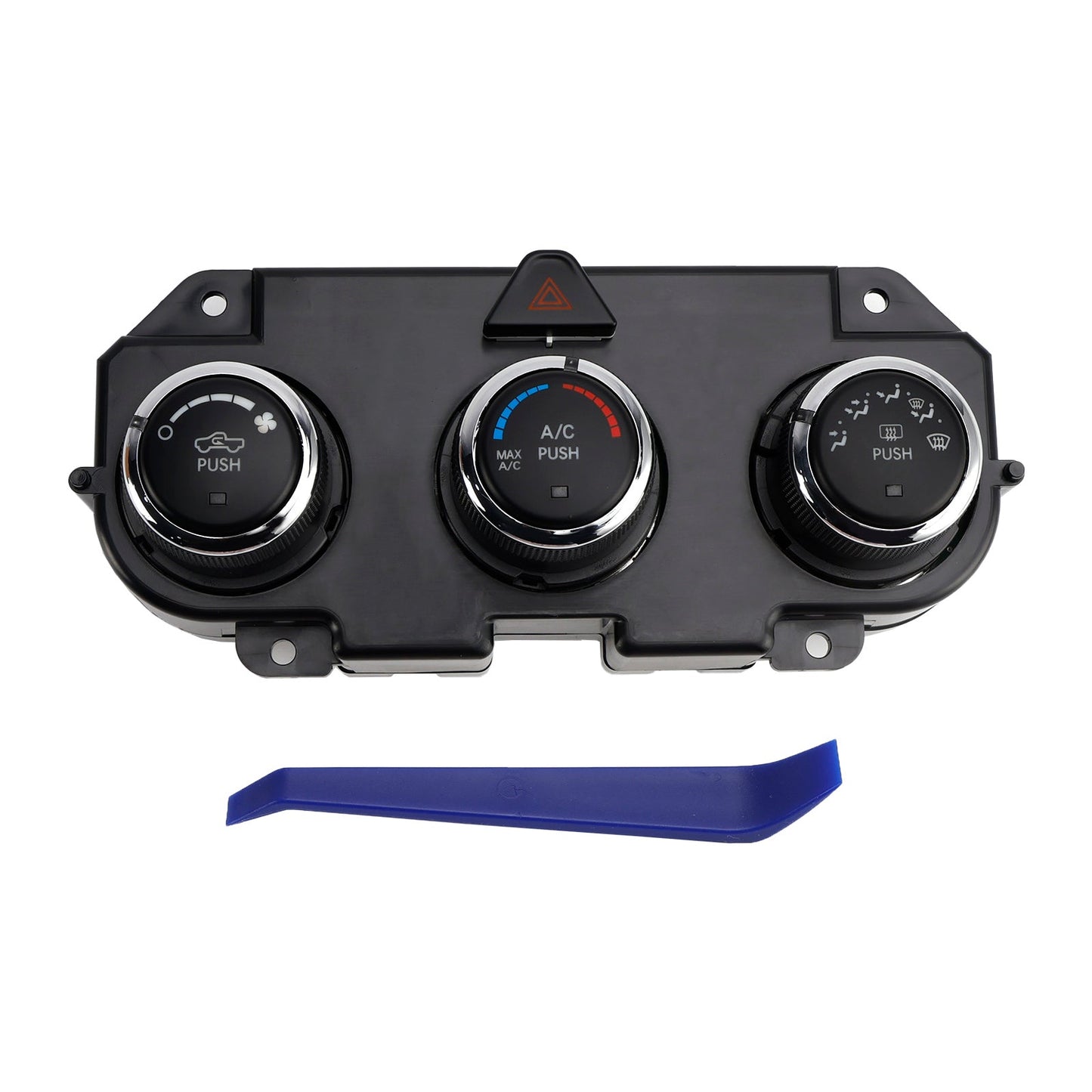 2013 DODGE RAM 1500 PICKUP w/o dual zone control; w/rear defrost A/C Climate Control Module Panel 68268189AA