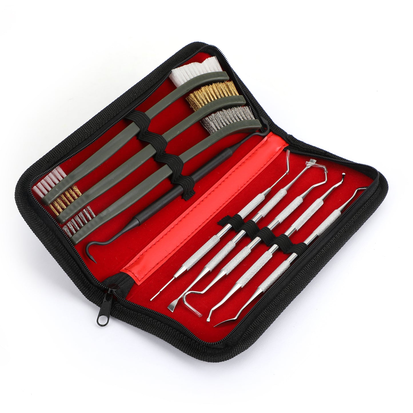 9X Cleaning Set Gun Brush Gun Cleaning Kit For Rifle Pistol Handgun Shotgun