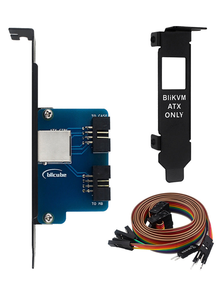 BliKVMv4 Accessories BliKVM ATX Adapter Board Short Bracket 8Pin Dupont Line