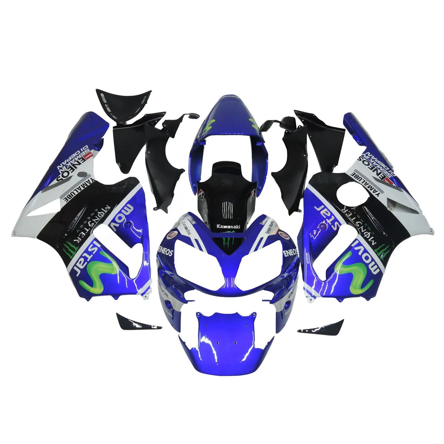 2002-2005 Kawasaki ZX12R Injection Fairing Kit Bodywork Plastic ABS