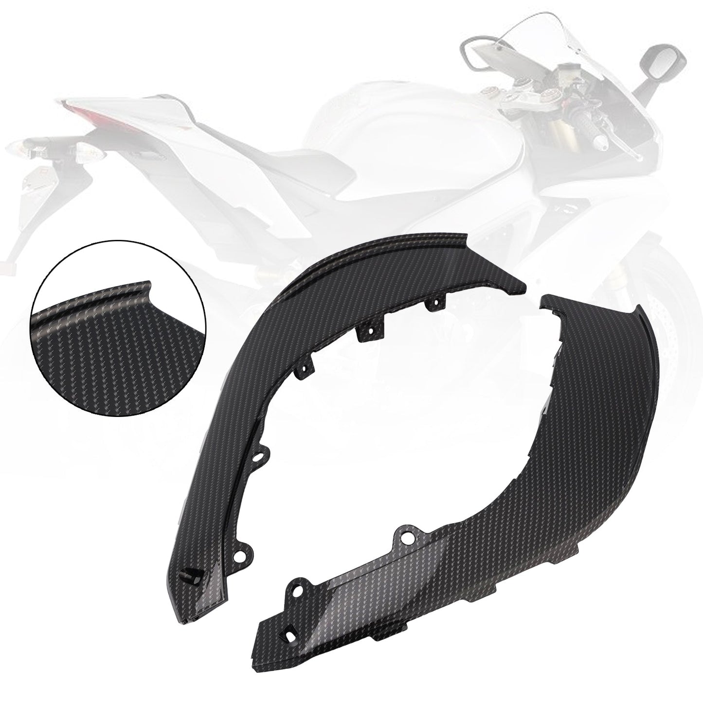 2021-2024 Aprilia RSV4 Upper Fairing Infills Side Panels Cowling Frame