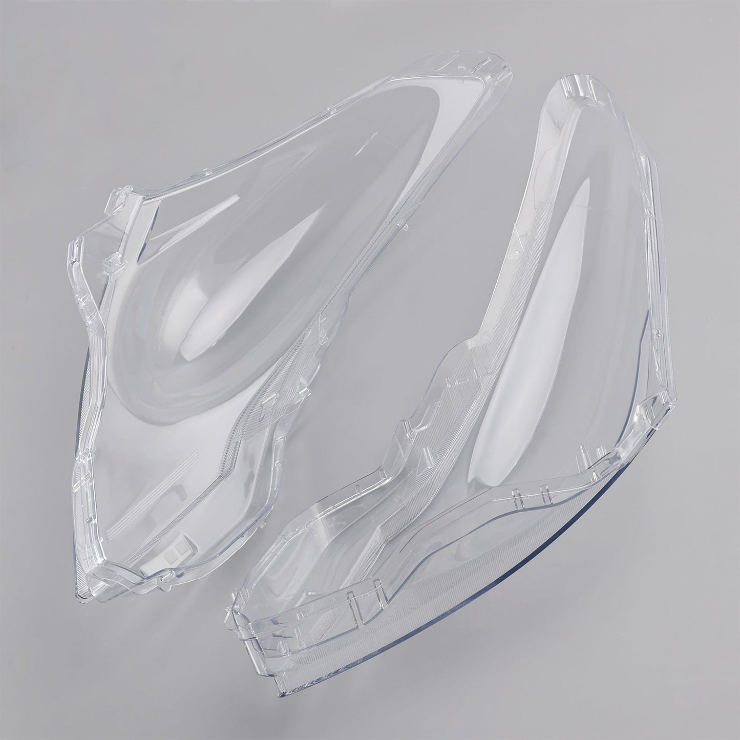 2010-2013 Infiniti G25 G37 Sedan 2pcs Headlight Lens Shell Cover Clear