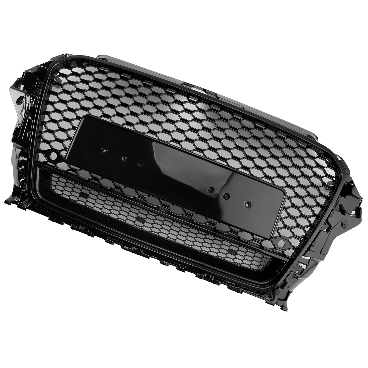 RS3 Style Front Henycomb Bumper Grill Grille Fit Audi A3 S3 2013-2016
