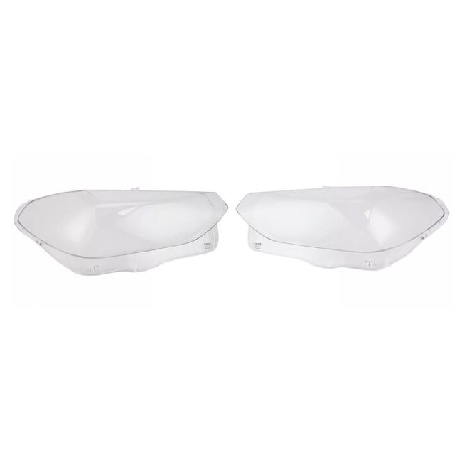 2018-2021 BMW X3 X4 G01 G02 G08 2PCS Front Headlight Glass Clear Cover