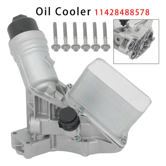 11428488578 Oil Cooler For BMW M340i 540i 640i 740i Li 840i M40i 630i xDrive